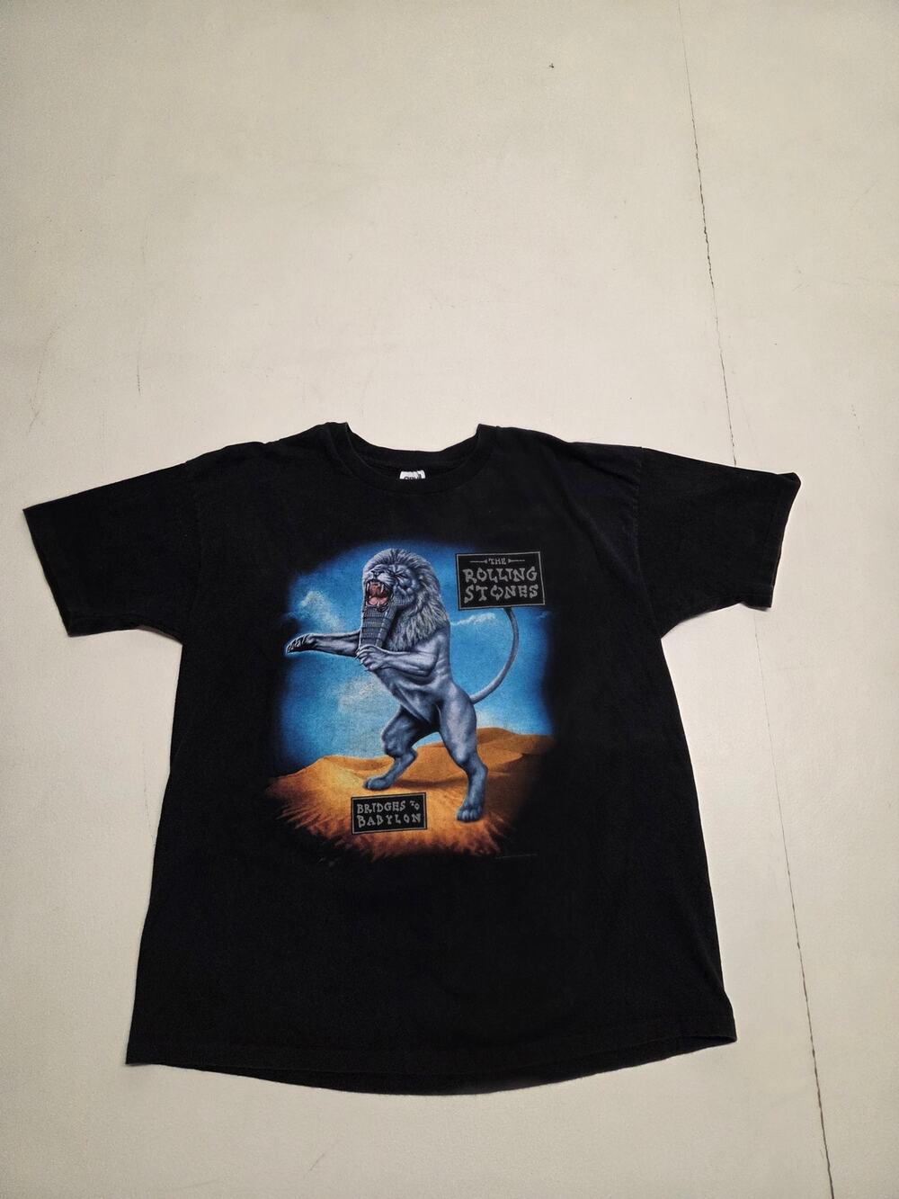 Vintage 1997 Rolling Stones Bridges To Babylon Tour Band Tee Single Stitch 2XL